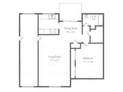1BR/1BA