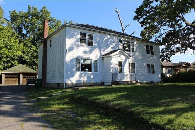 Front of three family home. Apartment for rent is entire first floor. - 244 Vineyard Ave Apartments Unit 1