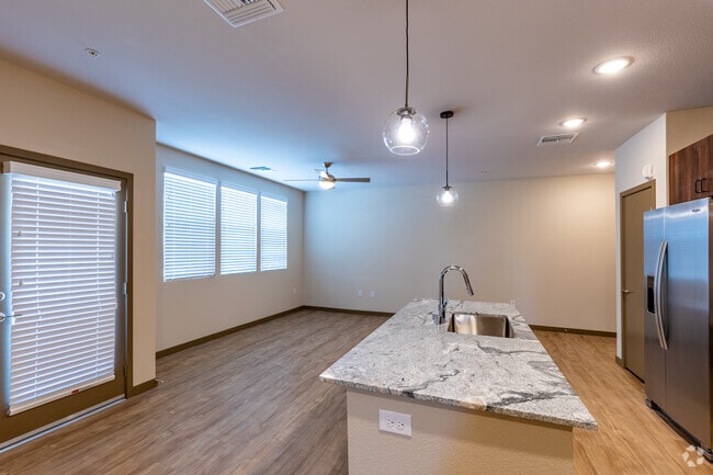 2BR,2 BA - 915SF - Living Room