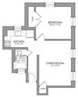 Edgerly 1 Bedroom J 3302