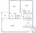 2BR/1BA