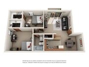 2 bedroom 1 bath