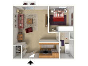 One Bedroom A | Arbor Lakes | Apartments in Middleton, WI