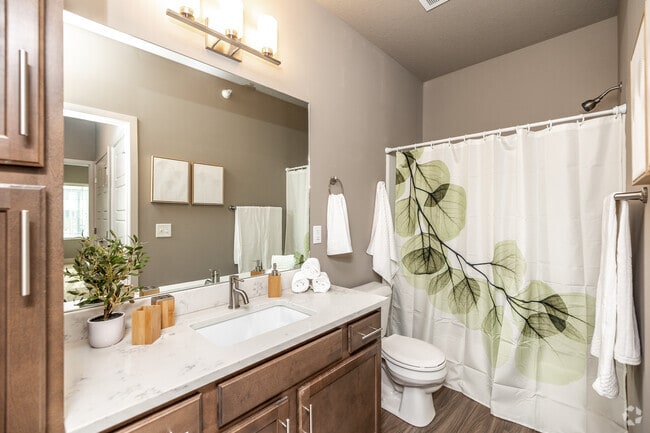 1BR Burgundy - Bathroom