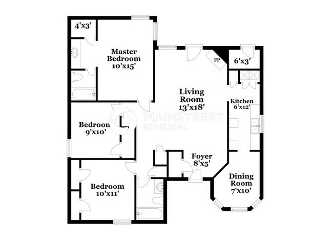 Photo - 3 Bedroom Pet-Friendly Home in Memphis, TN with Main Street Renewal