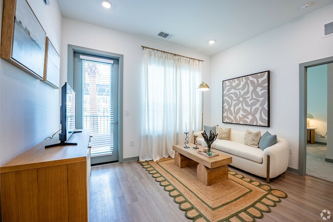 Chic and inviting living room.