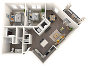 2 Bedroom | 1 Bath | 1024 SF