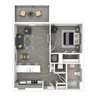 A2 3D Floor plan