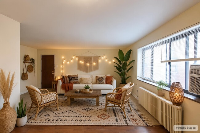 Unit 9B - Virtually Staged Living Room