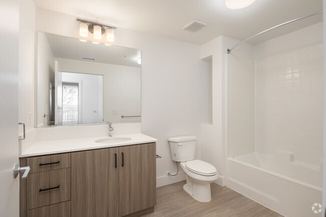 2BR, 2BA - 1157SF - Second Bathroom - Enzo