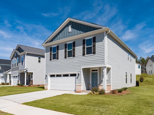 A stylish single-family home at Amavi Brier Creek, offering private living in Durham with easy access to Brier Creek’s shopping, dining, and employers. - Amavi Brier Creek