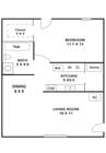 Floorplan - 1BD Large