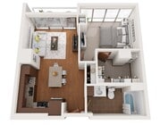 Floor Plan L2 | Domain | Apartments in Madison, WI