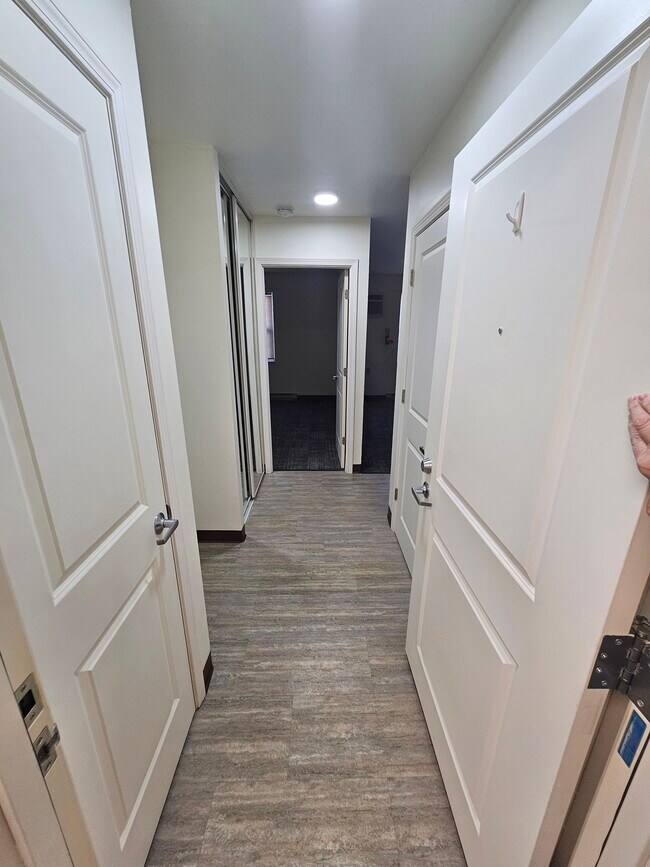 Apartment entry hallway