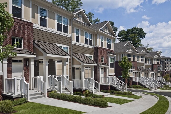 Two-bedroom townhomes, with select homes featuring a bonus room or third bedroom