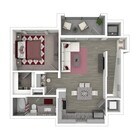 The Glamour (A3), Crg | 831 SF, includes 1 garage