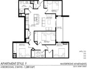 F floor plan