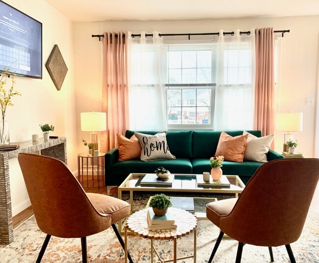 2-Bed/1-Bath (Model) Living Area - Meadowbrook Village