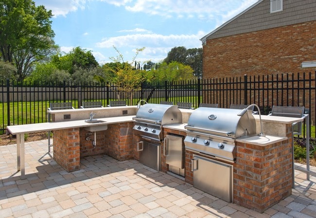 Stainless-Steel Grills - Park Towne Apartments