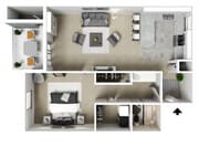 New utility room with W/D connections