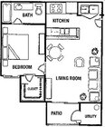 1BR/1BA