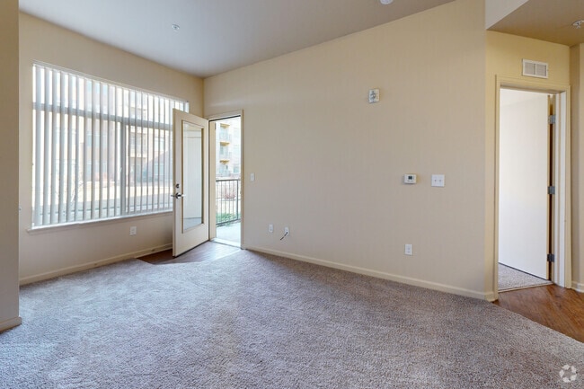 1BR, 1BA - 544SF - Living Room - Dahlia Square Senior Apartments