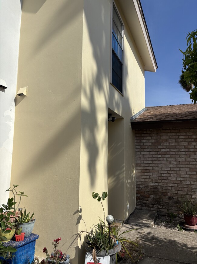 Front door w/garage next to it