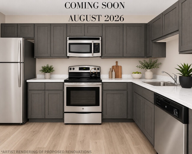 AVAILABLE ON SELECT RENOVATED APARTMENTS COMING SOON AUGUST 2026 - Greenview Village Apartments