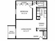 1BR/1BA