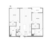 2 BR/2 BA floor plan Broadstone Mission Valley