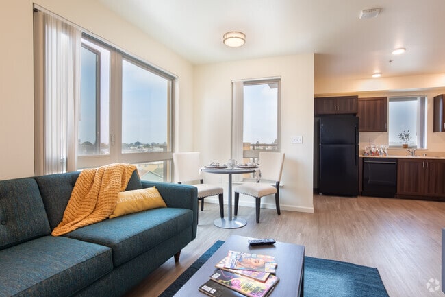 1BR, 1BA - One Bedroom type B option 2 - Terraces at Nevin