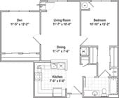PHASE II- 1 BEDROOM W/ DEN