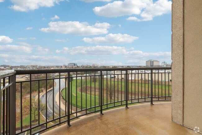 Private balcony with sweeping city and field views - The Easton Downers Grove Rental