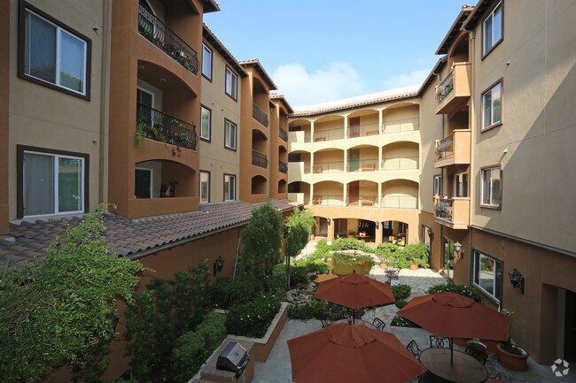 Courtyard - Asturias Senior Apartments