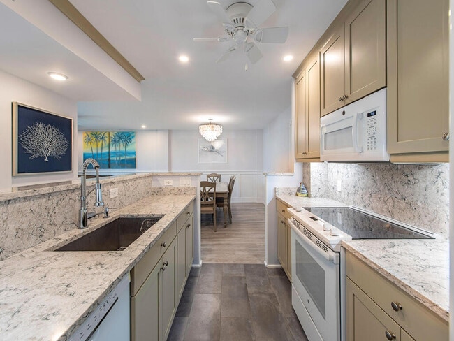 All new, open and airy kitchen - 555 Park Shore Dr Condo Unit 508