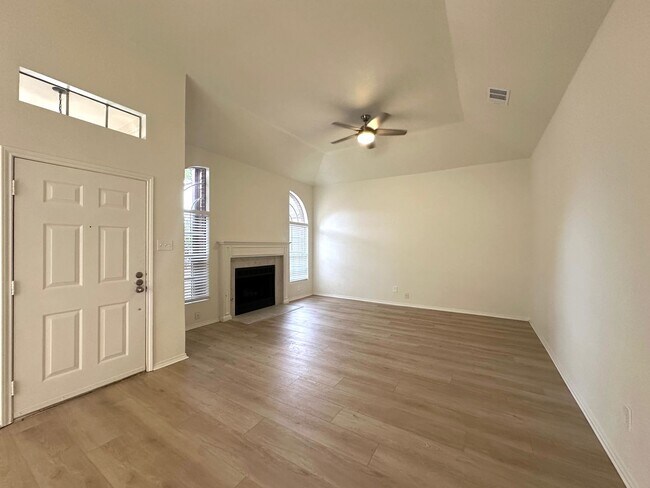 Photo - The newly remodeled 3 bedroom and 2 bath single-story home for rent in Wells Branch, Austin, back...