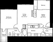 1BR/1BA