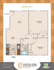 Two bedroom one bathroom 900 sq ft