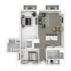 North End - 2x2 (3D Furnished)