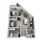 A5 (Studio) floor plan Brookside 51
