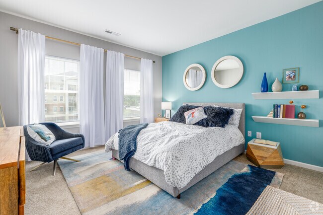 2BR, 2BA - 1,160 SF - Bedroom