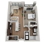 Floor Plan 1A | Arrabelle Apartments | Apartments in Cedarburg, WI