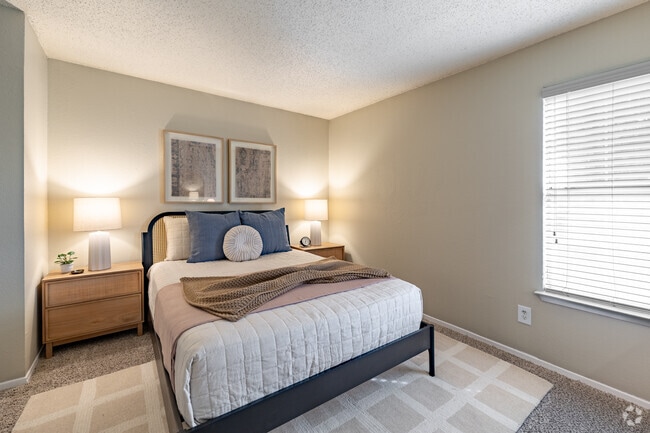 2BR, 2BA - 1,046SF Bedroom