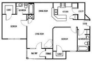 2BR/2BA