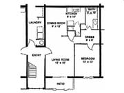 1BR/1BA