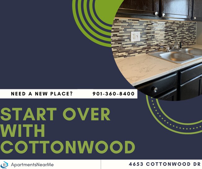 1 y 2 HABITACIONES - MUDANZA INMEDIATA - 4634 Cotton Dr