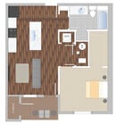 Peony (1 Bedroom)