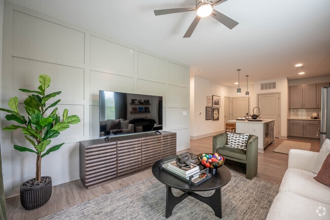 1HAB, 1BA - 815 ft² - Sala de estar - Muse Carmel