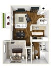 A1 floor plan Chazal Scottsdale