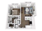 Plano de planta alternativo A1 The Met